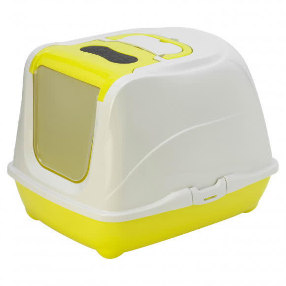 Moderna био-туалет Flip Cat 50x39x37h см с совком, желтый