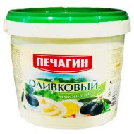 Соус майонезный Печагин оливковый 15% ведро 0,9 (упаковка 6 шт)