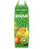 Сок Добрый мультифрукт 1 л (упаковка 12 шт) Сок Добрый мультифрукт 1 л (упаковка 12 шт)