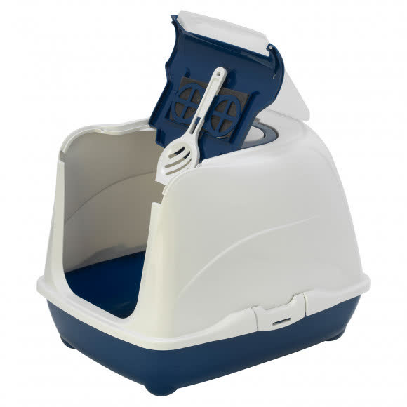 Moderna био-туалет Flip Cat 50x39x37h см с совком, синий