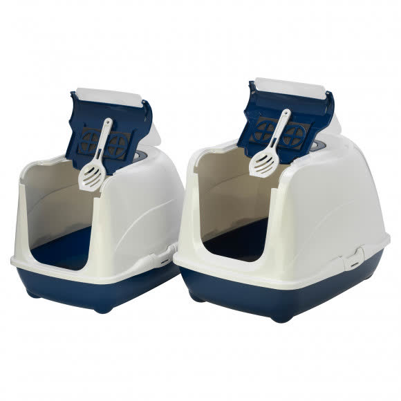 Moderna био-туалет Flip Cat 50x39x37h см с совком, синий