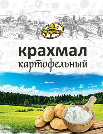 Крахмал картофельный Фарсис 1 кг (упаковка 8 шт)