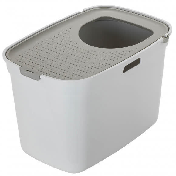 Moderna био-туалет Top Cat 59x39x38h см, вертикальный вход, бело-серый