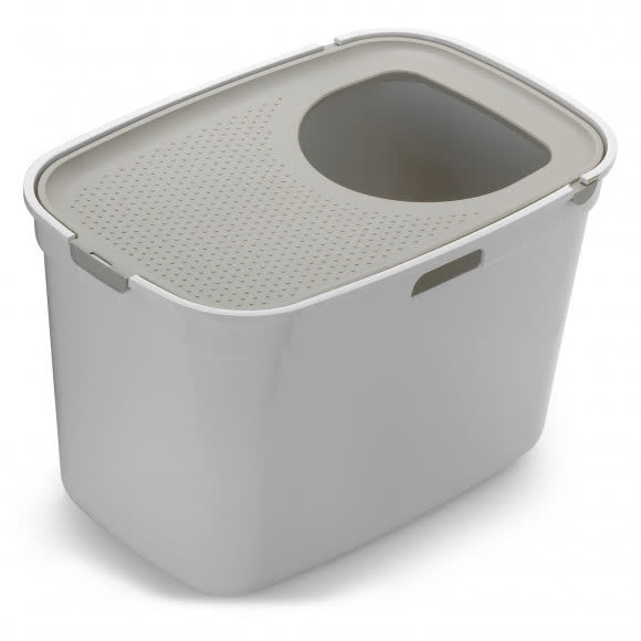 Moderna био-туалет Top Cat 59x39x38h см, вертикальный вход, бело-серый