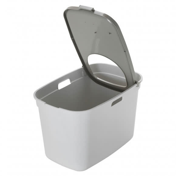 Moderna био-туалет Top Cat 59x39x38h см, вертикальный вход, бело-серый