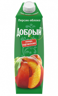Сок Добрый персик 1л (упаковка 12 шт)