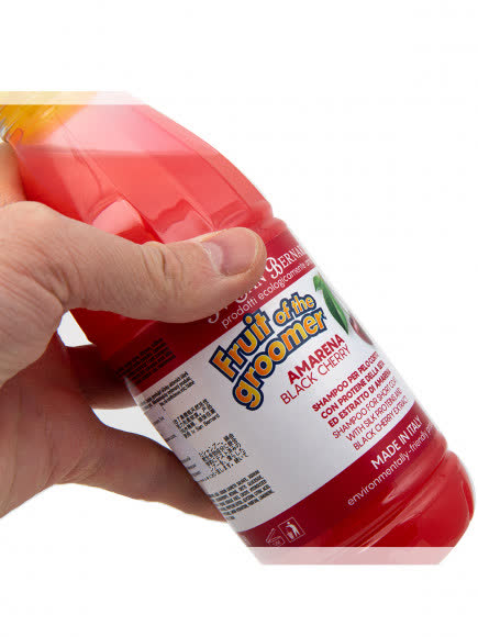 ISB Fruit of the Groomer Black Cherry Шампунь для короткой шерсти с протеинами шелка 1 л