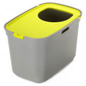 Moderna био-туалет Top Cat 59x39x38h см, вертикальный вход, серо-лимонный Moderna био-туалет Top Cat 59x39x38h см, вертикальный вход, серо-лимонный