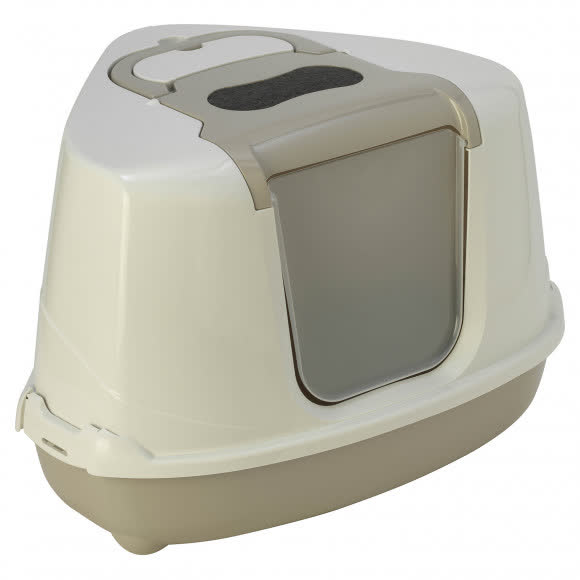 Moderna био-туалет угловой Flip Corner 55x45x38h см с совком, серый