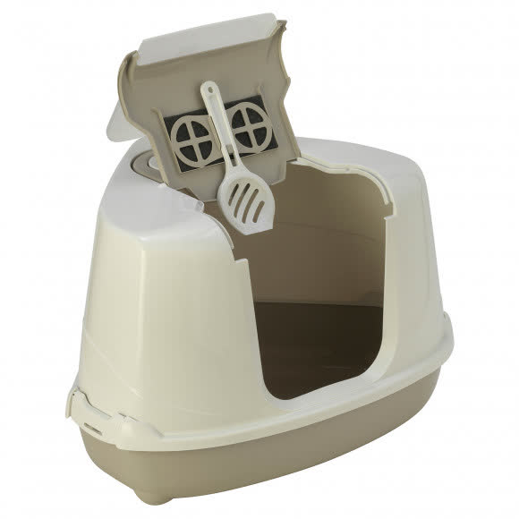 Moderna био-туалет угловой Flip Corner 55x45x38h см с совком, серый