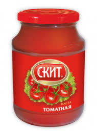 Томатная паста Скит 25% 970 гр (упаковка 6 шт)