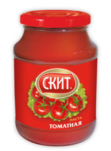 Томатная паста Скит 25% 970 гр (упаковка 6 шт)