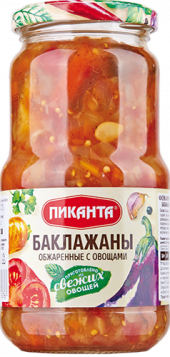 Баклажаны обжаренные с овощами Пиканта 520 гр (упаковка 6 шт)