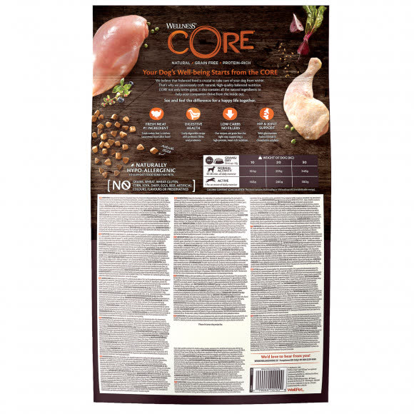 CORE Корм из индейки с курицей для взрослых собак средних пород 10 кг