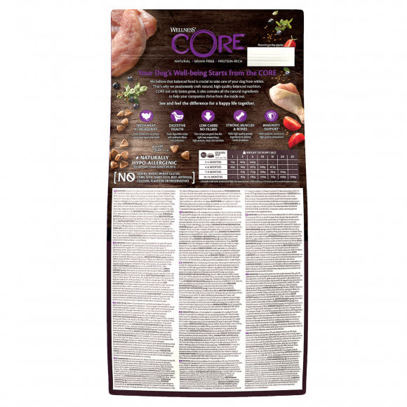 CORE Корм из индейки с курицей для щенков мелких и средних пород 1,5 кг