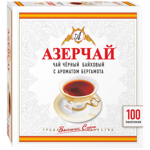 Азерчай 100 пак. 1х12 Бергамот (П-77 Р-11)
