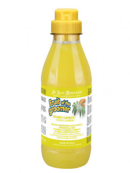 ISB Fruit of the Groomer Ginger&Elderbery Шампунь для любого типа шерсти против раздражений и перхоти 500 мл