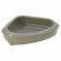 Moderna туалет-лоток угловой Corner Tray 55x45x13h см, серый