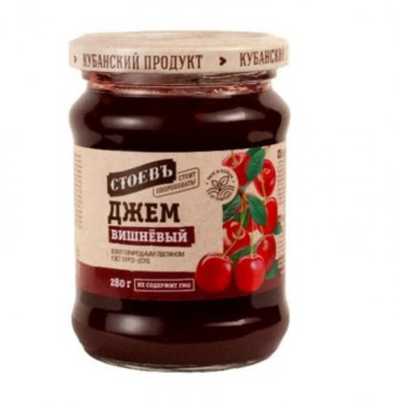 Джем Вишня 12х280гр( СТОЕВЪ)