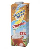 Сливки Солнышко Кубани 33% 1л (упаковка 12 шт) Сливки Солнышко Кубани 33% 1л (упаковка 12 шт)
