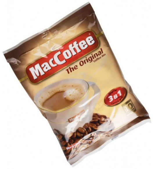 Напиток кофейный растворимый 3в1 MacCoffe 20 гр (упаковка 20 шт)