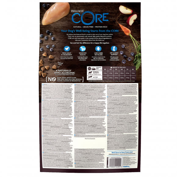 CORE Корм из курицы для взрослых собак крупных пород 10 кг