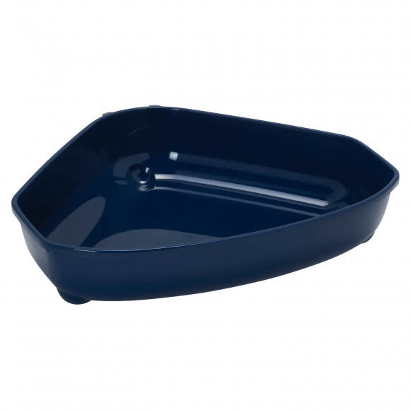 Moderna туалет-лоток угловой Corner Tray 55x45x13h см, синий Moderna туалет-лоток угловой Corner Tray 55x45x13h см, синий