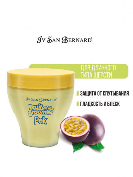 ISB Fruit of the Groomer Maracuja Восстанавливающая маска для длинной шерсти с протеинами 250 мл