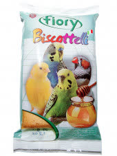 FIORY бисквиты для птиц Biscottelli с медом 35 г