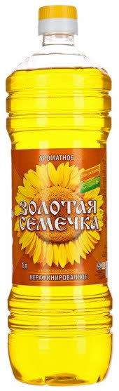 Масло подсолнечное НЕ рафин. 15х1л (54) (ЗОЛОТАЯ СЕМЕЧКА)